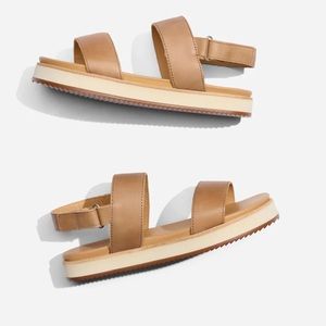 Nisolo Go-To Flatform Sandal Almond